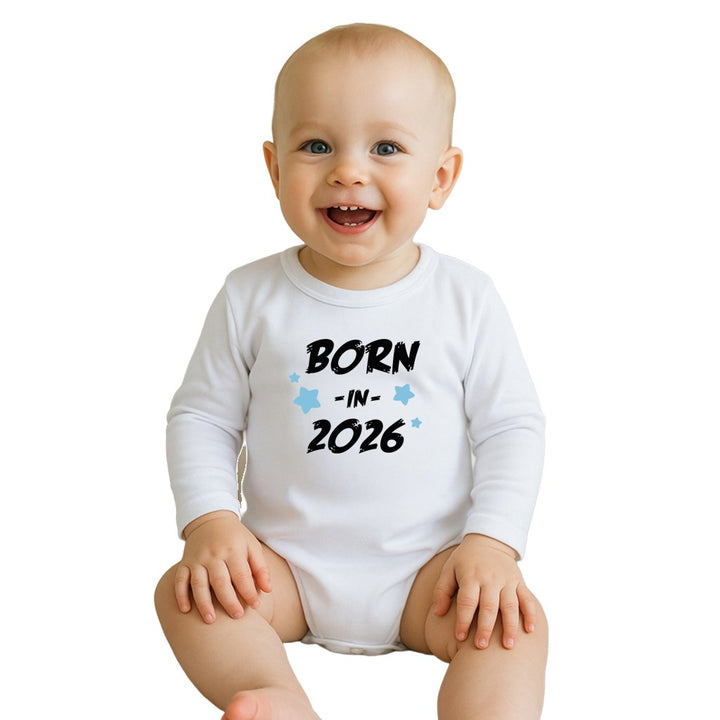 Bedrukte babyromper New Baby 62 (3-6 mnd)