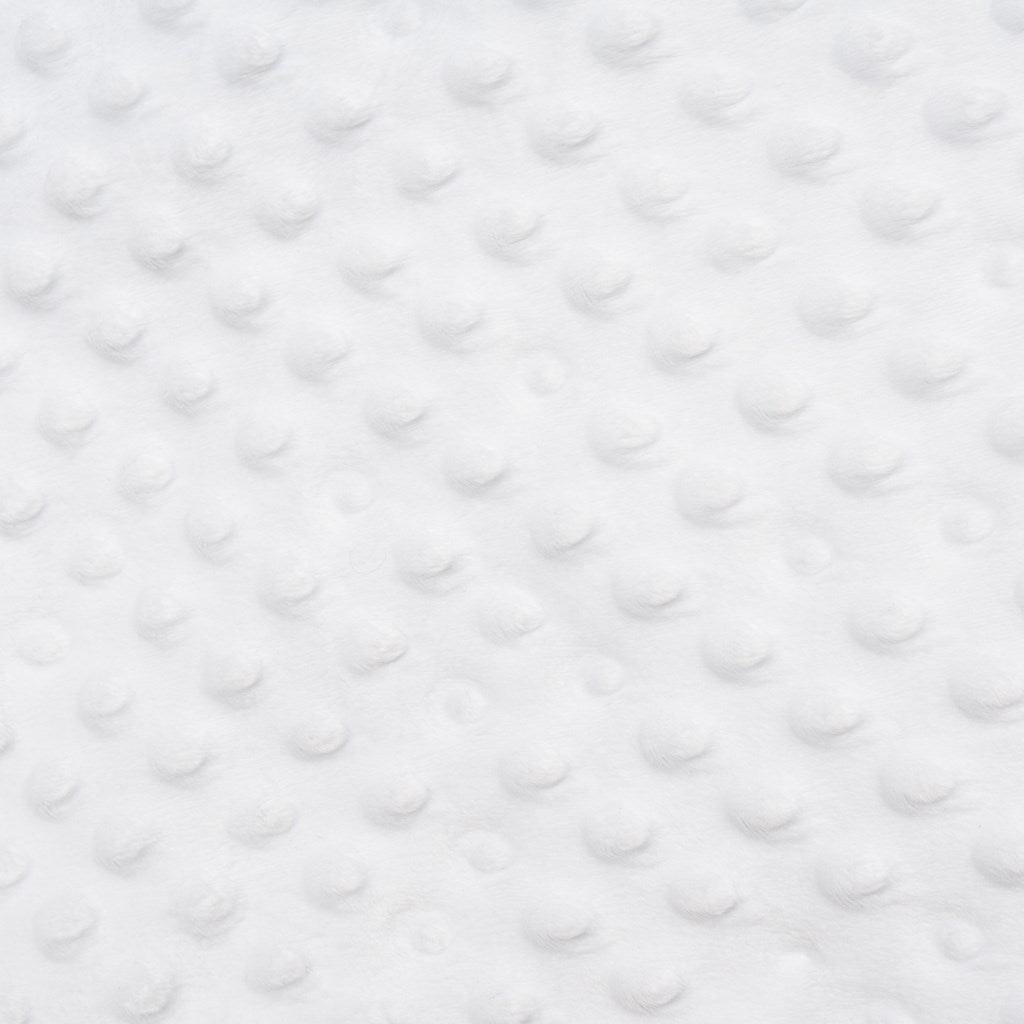 Luxe Minky inbakerdoek New Baby wit 75x75 cm – detailfoto 2