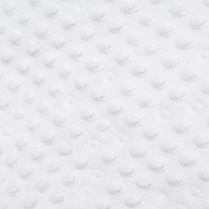 Luxe Minky inbakerdoek New Baby wit 75x75 cm – detailfoto 2