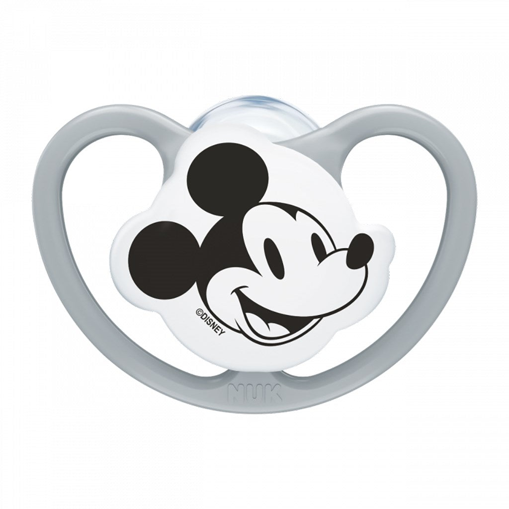 NUK Perfect Match Air fopspeen Disney Mickey Mouse 0–6 maanden grijs