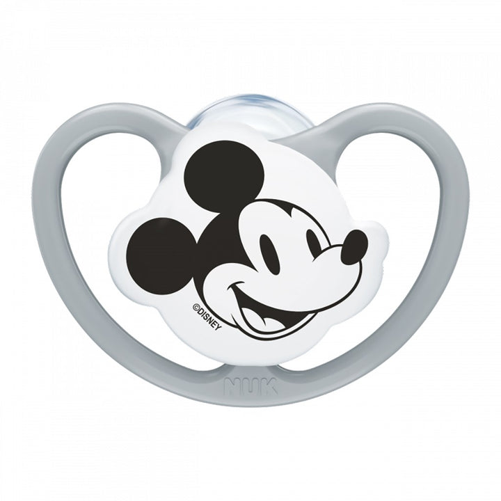 NUK Perfect Match Air fopspeen Disney Mickey Mouse 0–6 maanden grijs