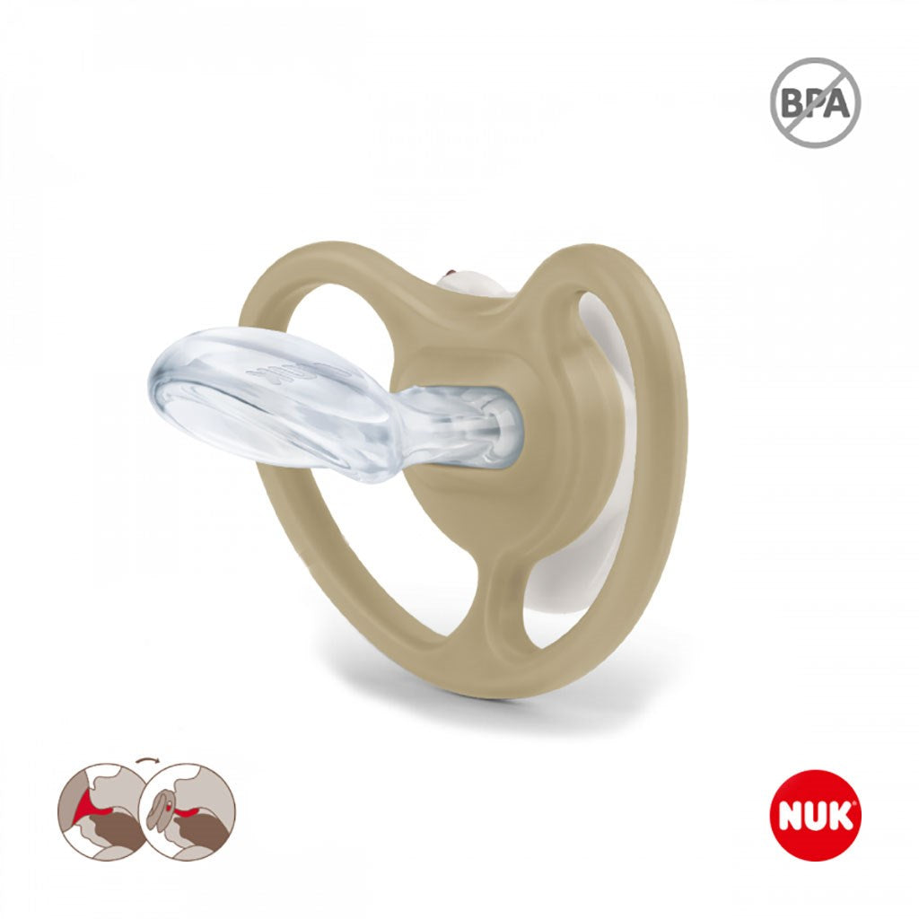 NUK Perfect Match Air fopspeen Disney Beer Poeh 0–6 maanden grijs