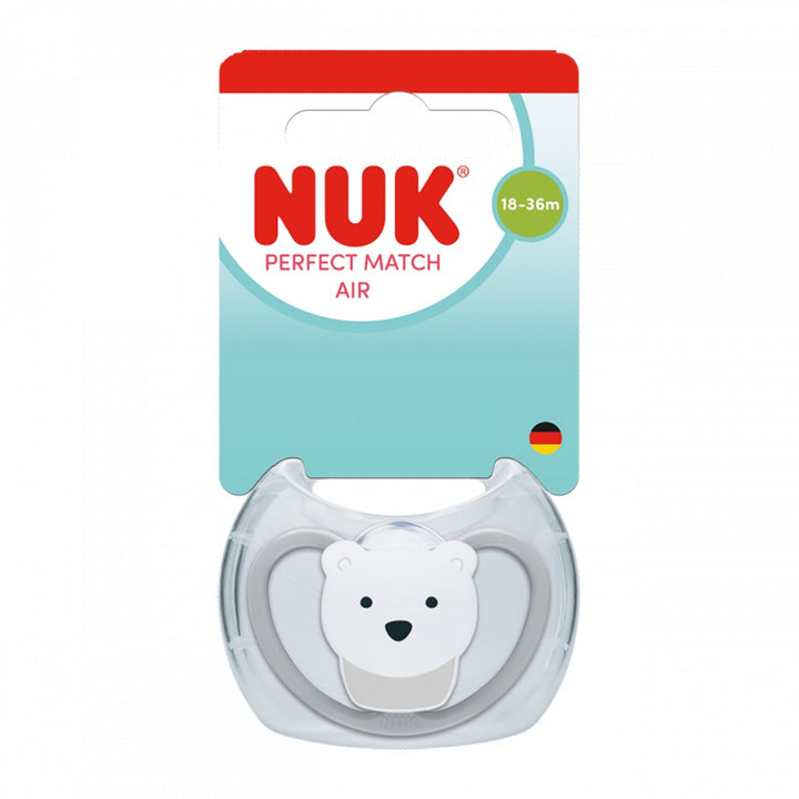 NUK Perfect Match Air fopspeen IJSBEER 6-18 mnd 1 st. doosje