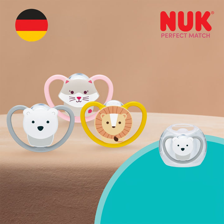 NUK Perfect Match Air fopspeen IJSBEER 6-18 mnd 1 st. doosje