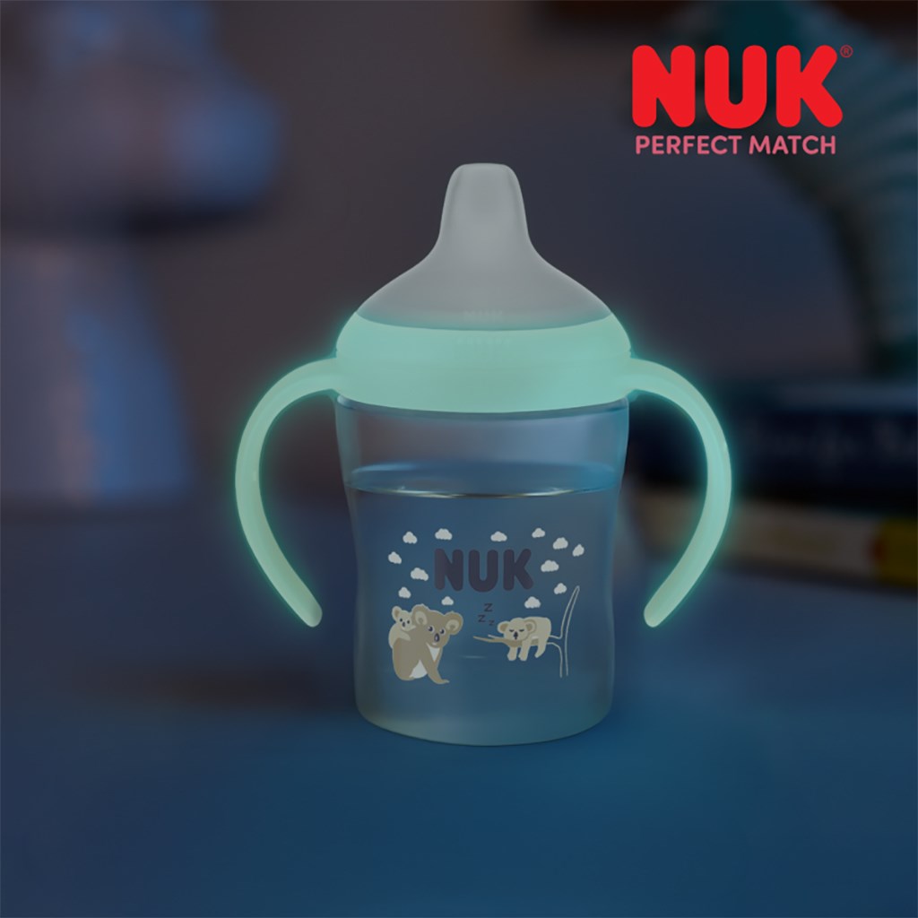 NUK Perfect Match oefenfles 150 ml, glow-in-the-dark