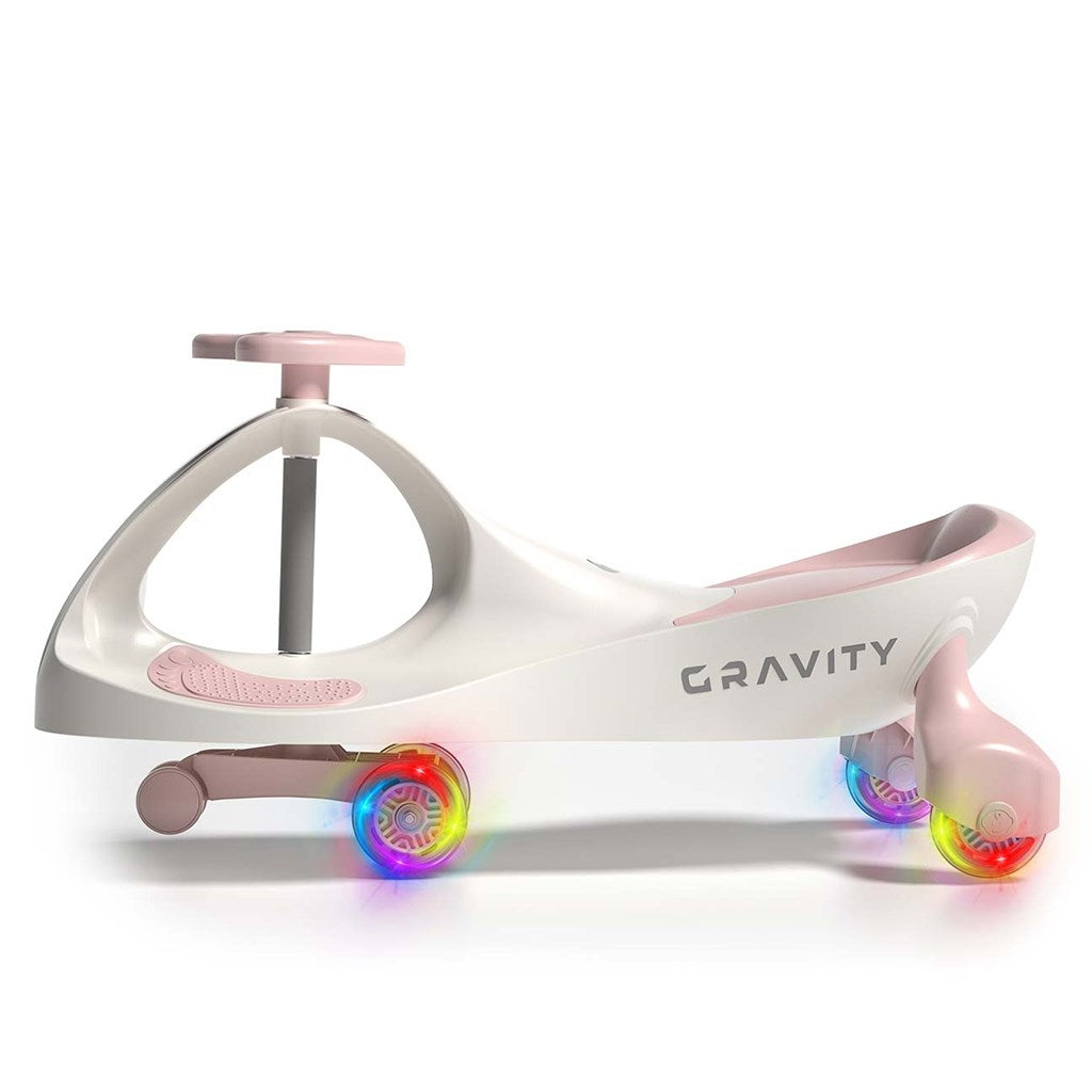Kinderloopfiets Gravity Milly Mally crème roze
