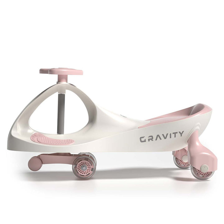 Kinderloopfiets Gravity Milly Mally crème roze