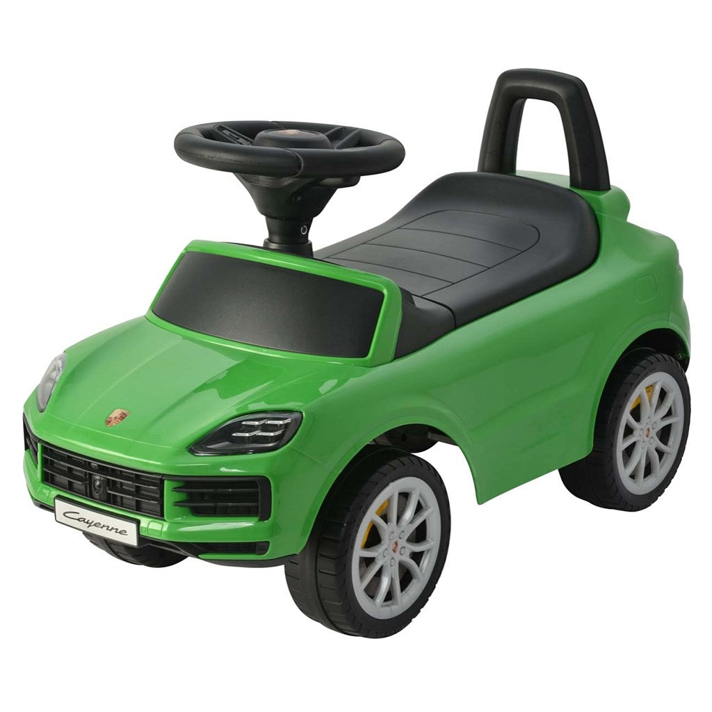 Milly Mally Porsche Cayenne S groene loopauto