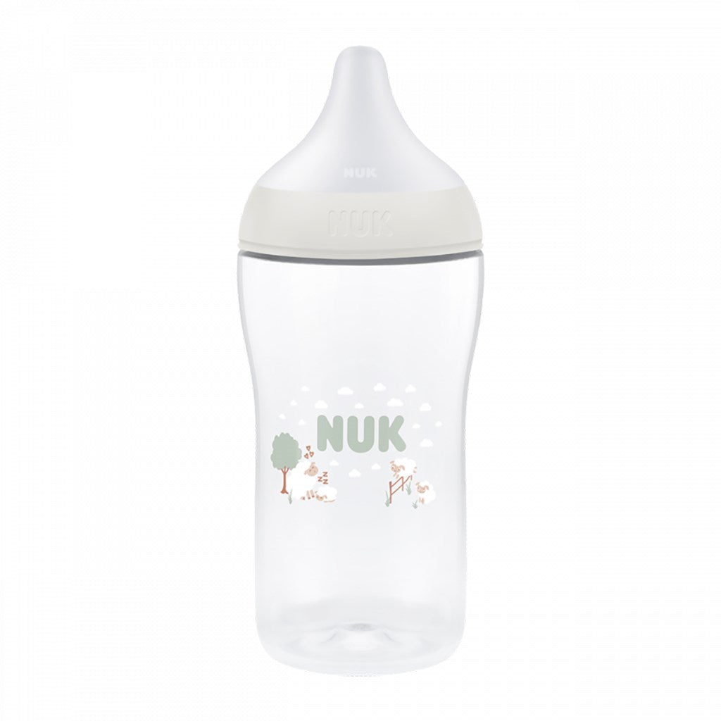 NUK Perfect Match babyfles met temperatuurcontrole Schaap 260 ml