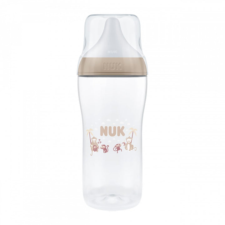 NUK Perfect Match babyfles met temperatuurcontrole XL Aap 360 ml