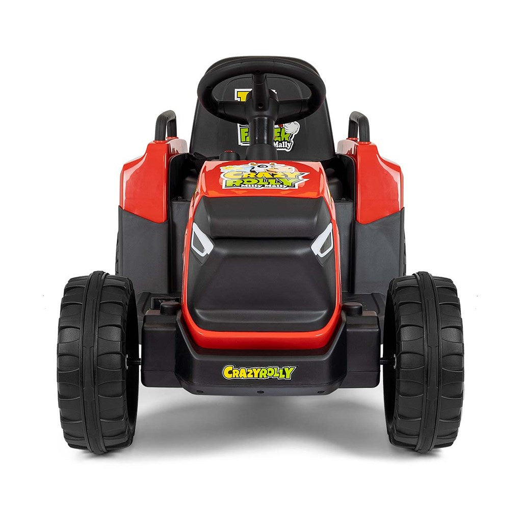 Elektrische tractor met aanhanger Milly Mally Rolly rood