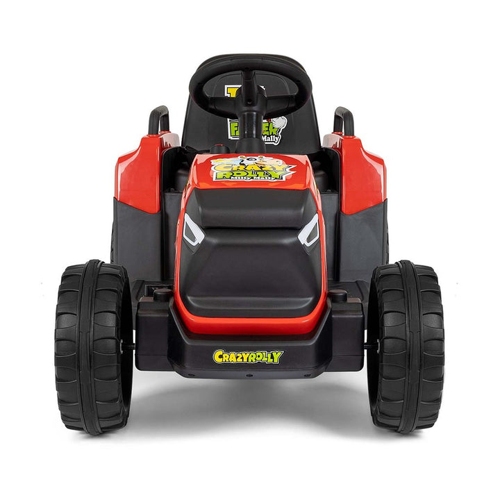 Elektrische tractor met aanhanger Milly Mally Rolly rood