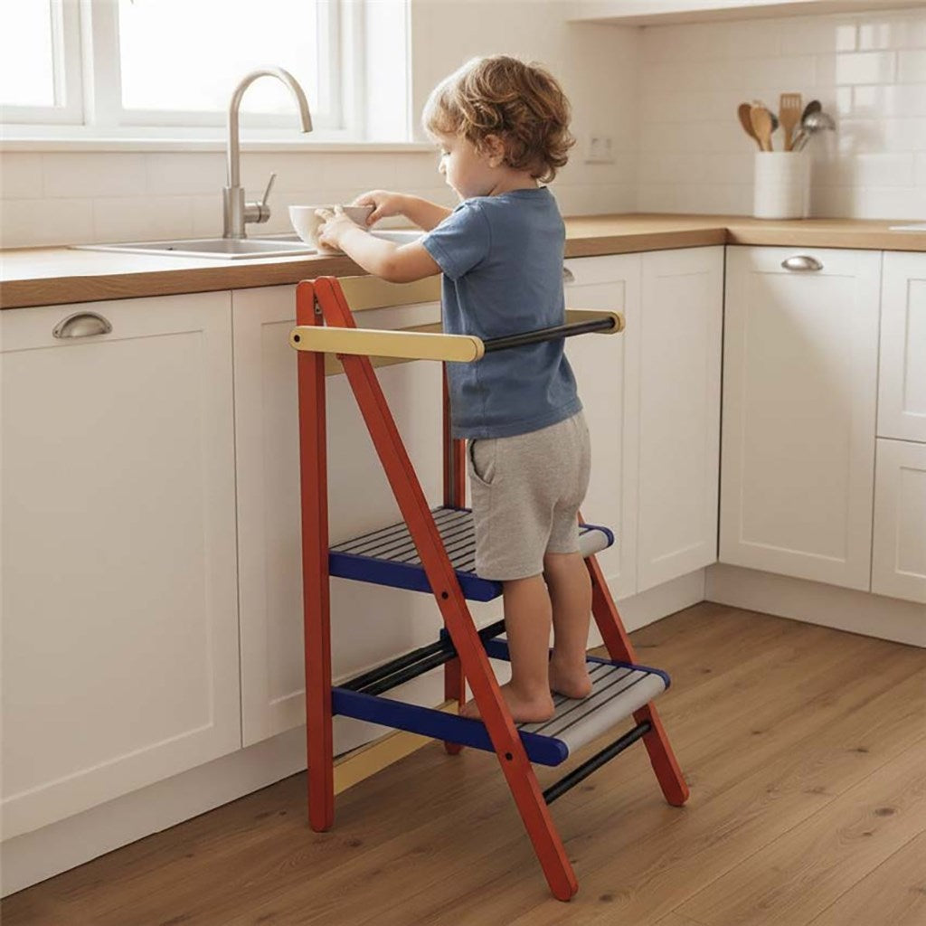 Houten keukenhulp – kinderhelper