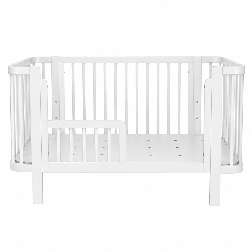 New Baby KLARA ovaal babybedje 120x60 cm – wit – afbeelding 4