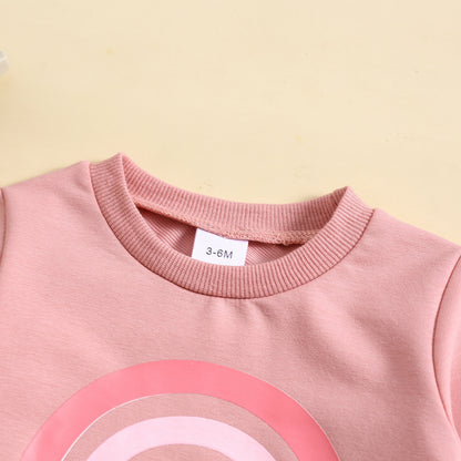 Tweedelige trui- en joggingbroekset voor meisjes