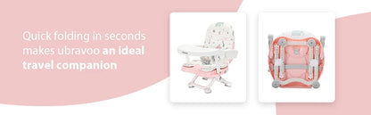UBRAVOO Kinderstoel Verhoger – Lichtgewicht, Veilig & Draagbaar