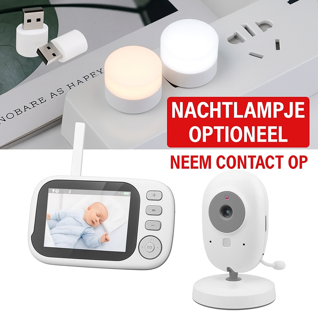 Premium Babyfoon met Temperatuurbewaking & Twee-weg Audio