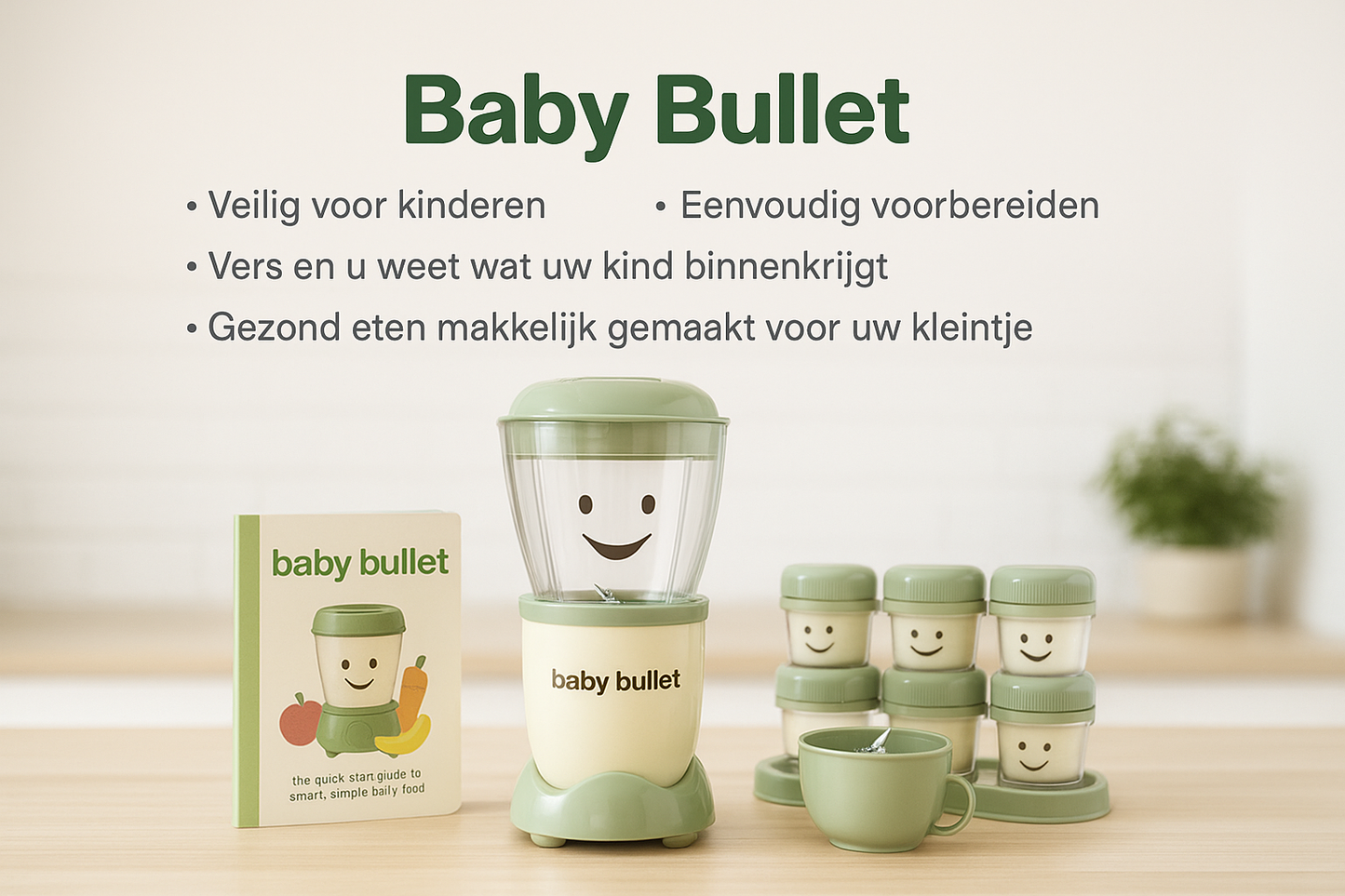 Baby Bullet – Bereid in minuten gezonde babyvoeding