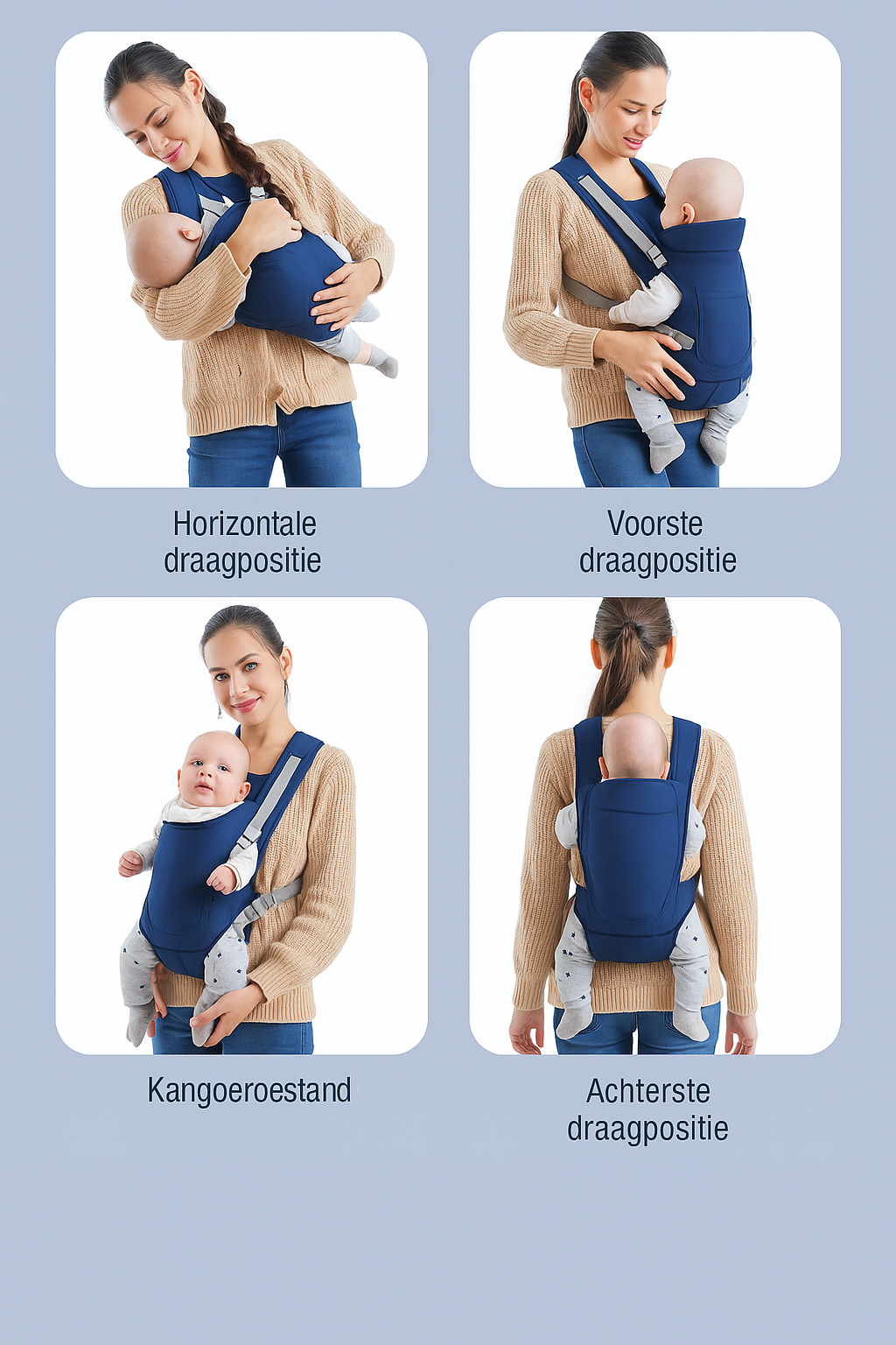 Baby draagzak – Comfortabel, Veilig en Veelzijdig voor Alle Seizoenen