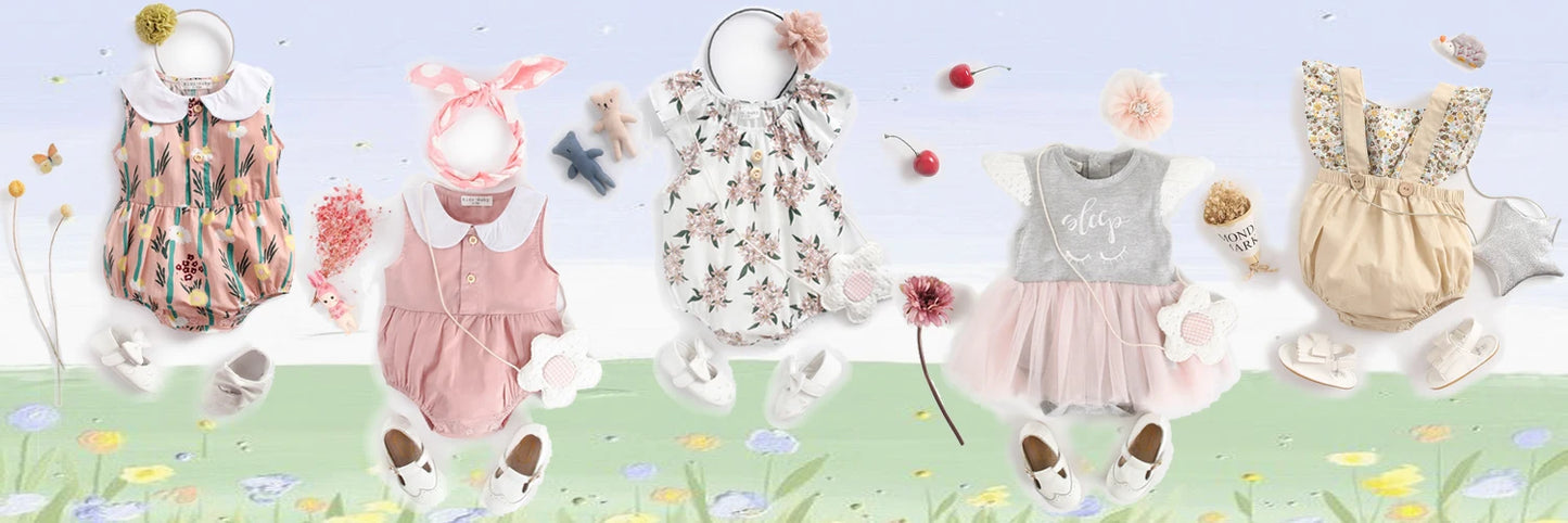 Sanlutoz Baby Romper – Zomer Bodysuit met Schattige Print