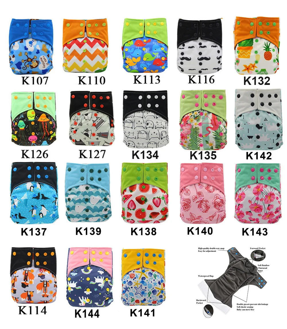 Baby Essential AI2 Bamboe Houten Stoffen Luier