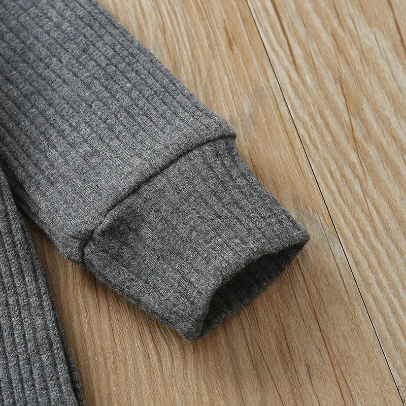 Lange Mouwen Baby Romper – Zacht Katoen voor Comfort & Warmte