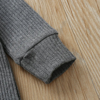 Lange Mouwen Baby Romper – Zacht Katoen voor Comfort & Warmte