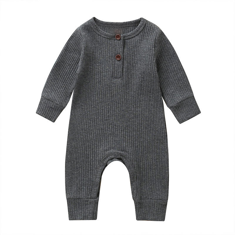 Lange Mouwen Baby Romper – Zacht Katoen voor Comfort & Warmte