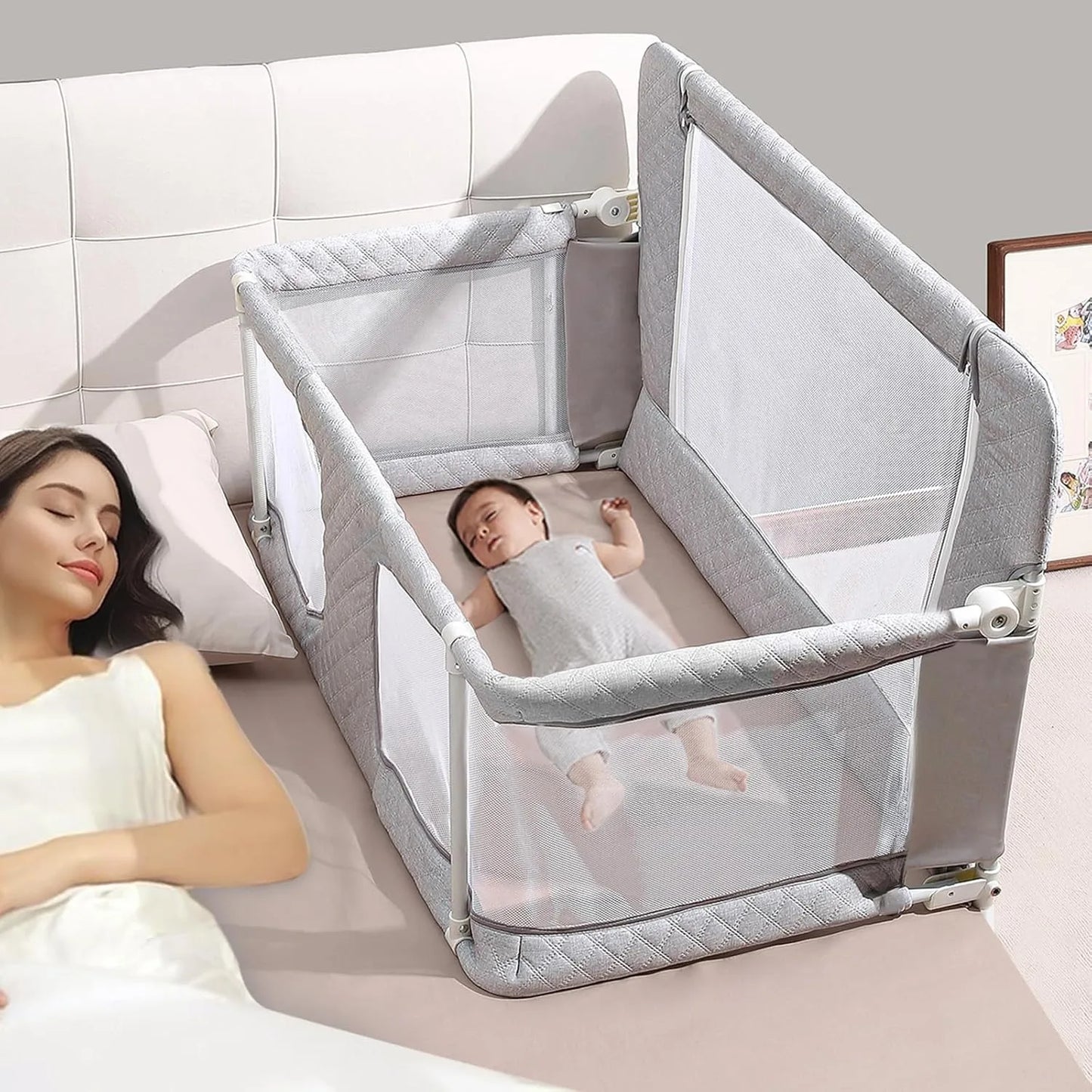 Baby Essential 3-in-1 Opvouwbare Co-Sleeping Wieg