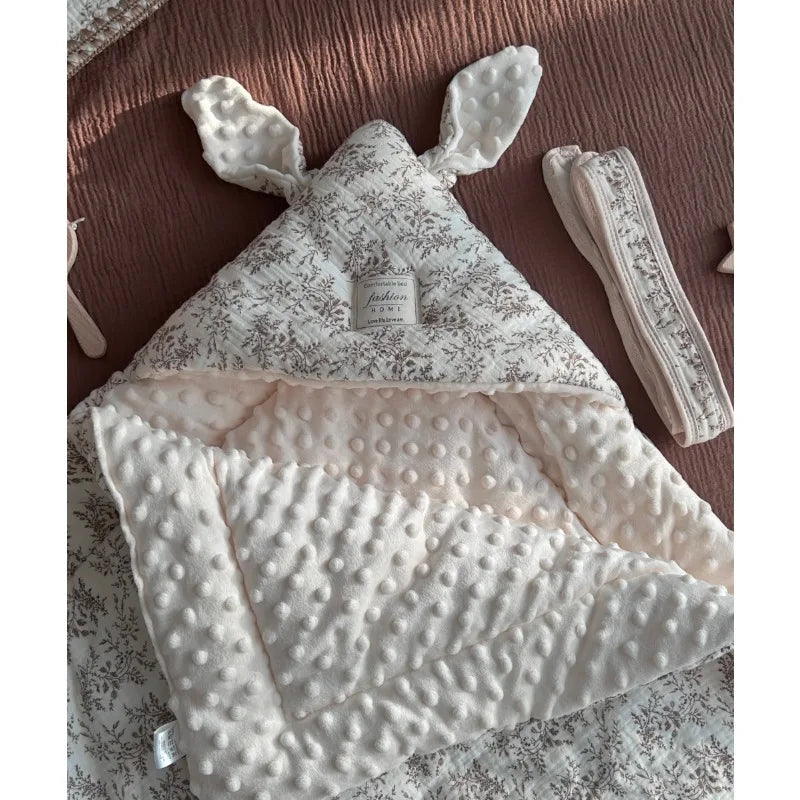 Baby Essential Katoenen Babykleed Konijnenoren