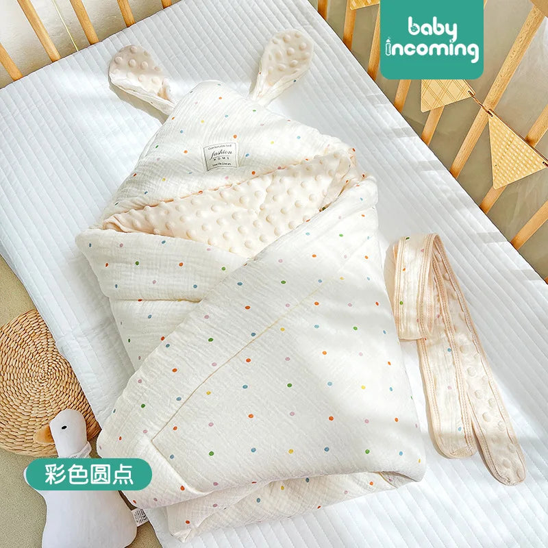 Baby Essential Katoenen Babykleed Konijnenoren