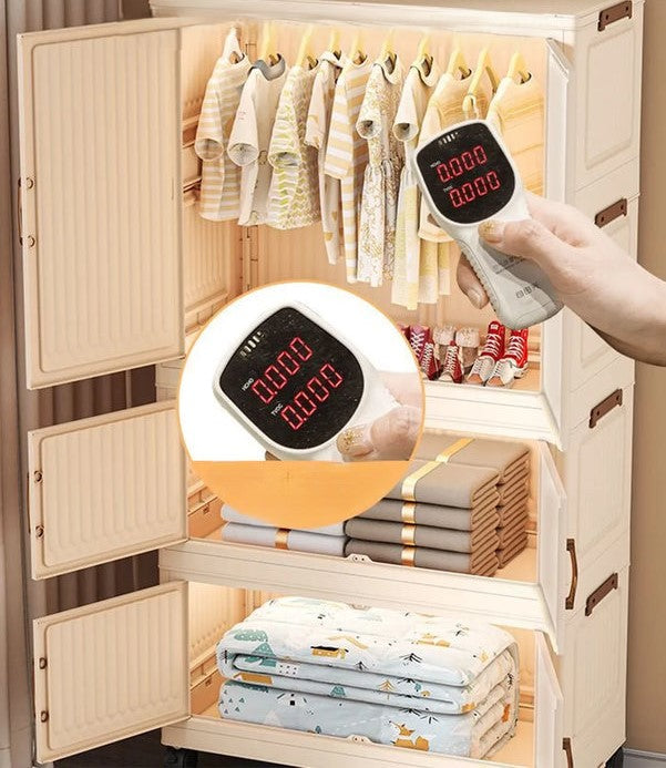 Baby Essential Houten Stofdichte Kast met Laden