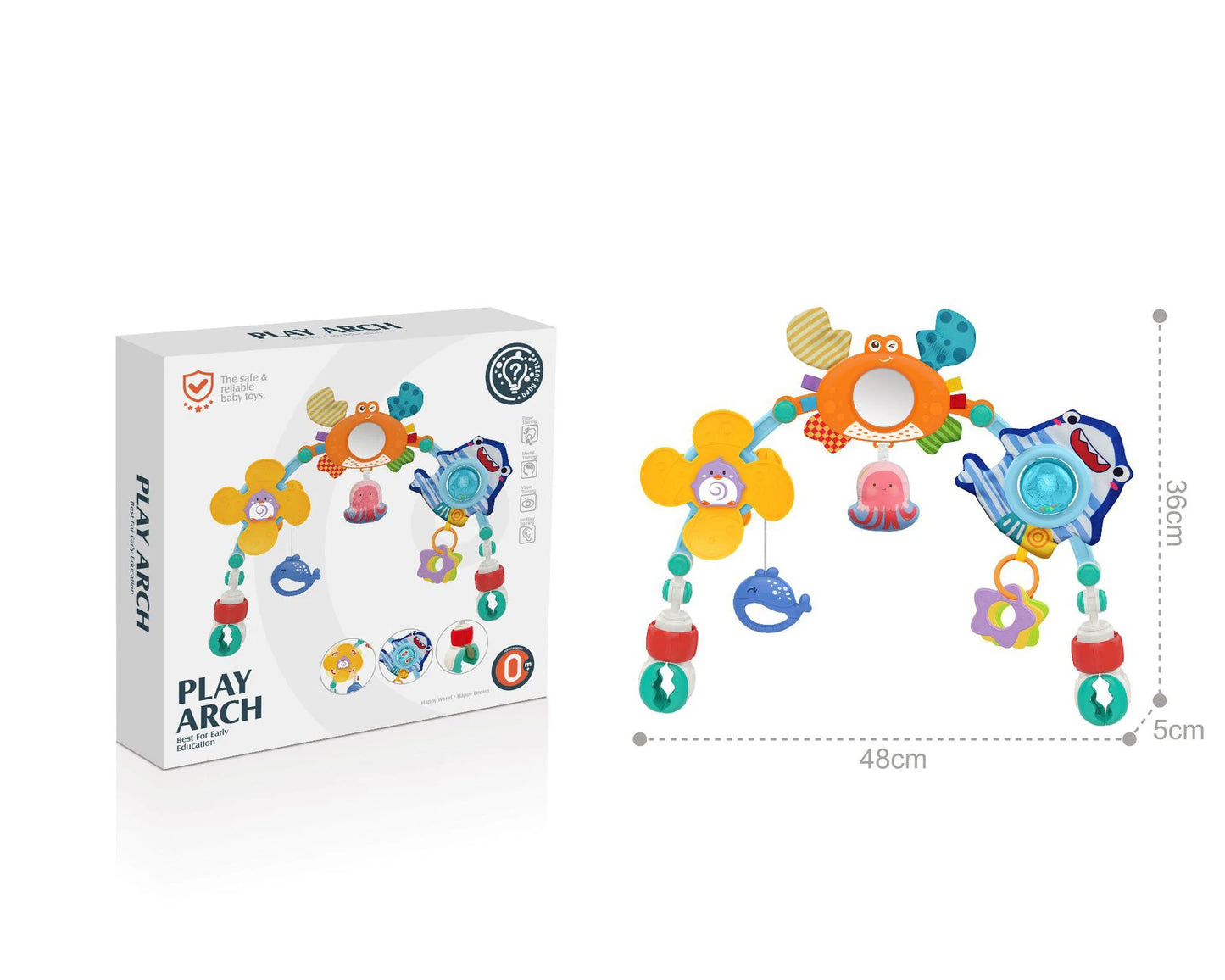 Baby Essential Muzikale Babygym met Rammelaar