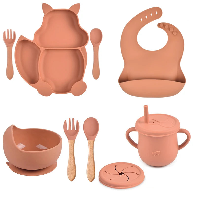 Baby Essential Silicone Eetset voor Kinderen