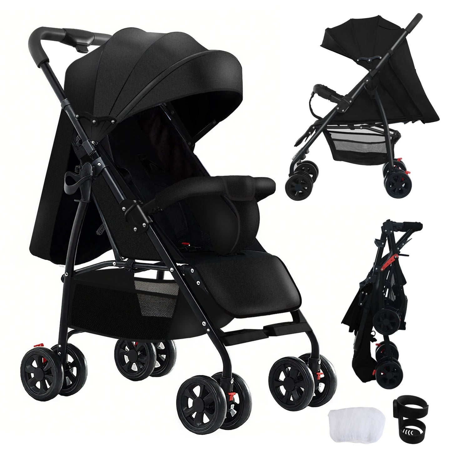 Baby Essential Luxe Lichtgewicht Kinderwagen
