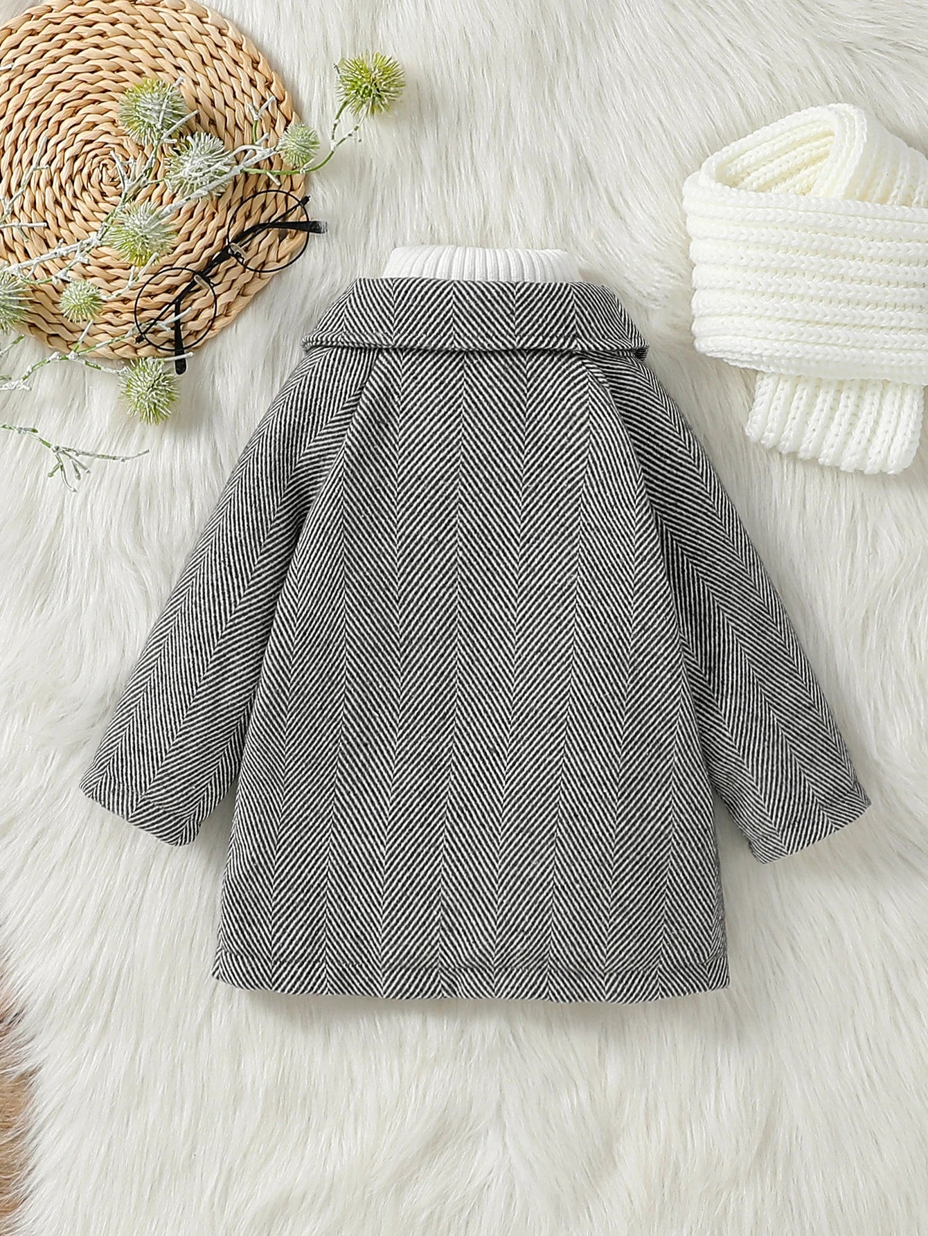 Baby Essential Chinese-Style Plush Winter Jacket