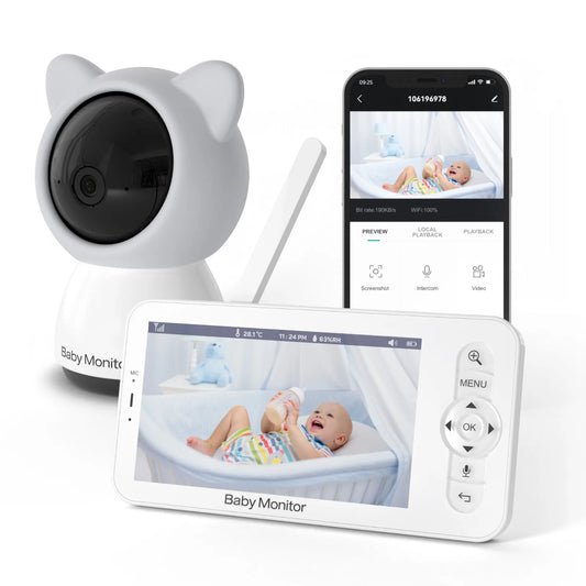 Baby Essential WiFi Video Babyfoon 5"
