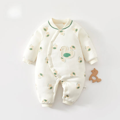 Baby Essential Winter Cotton Kimono Romper