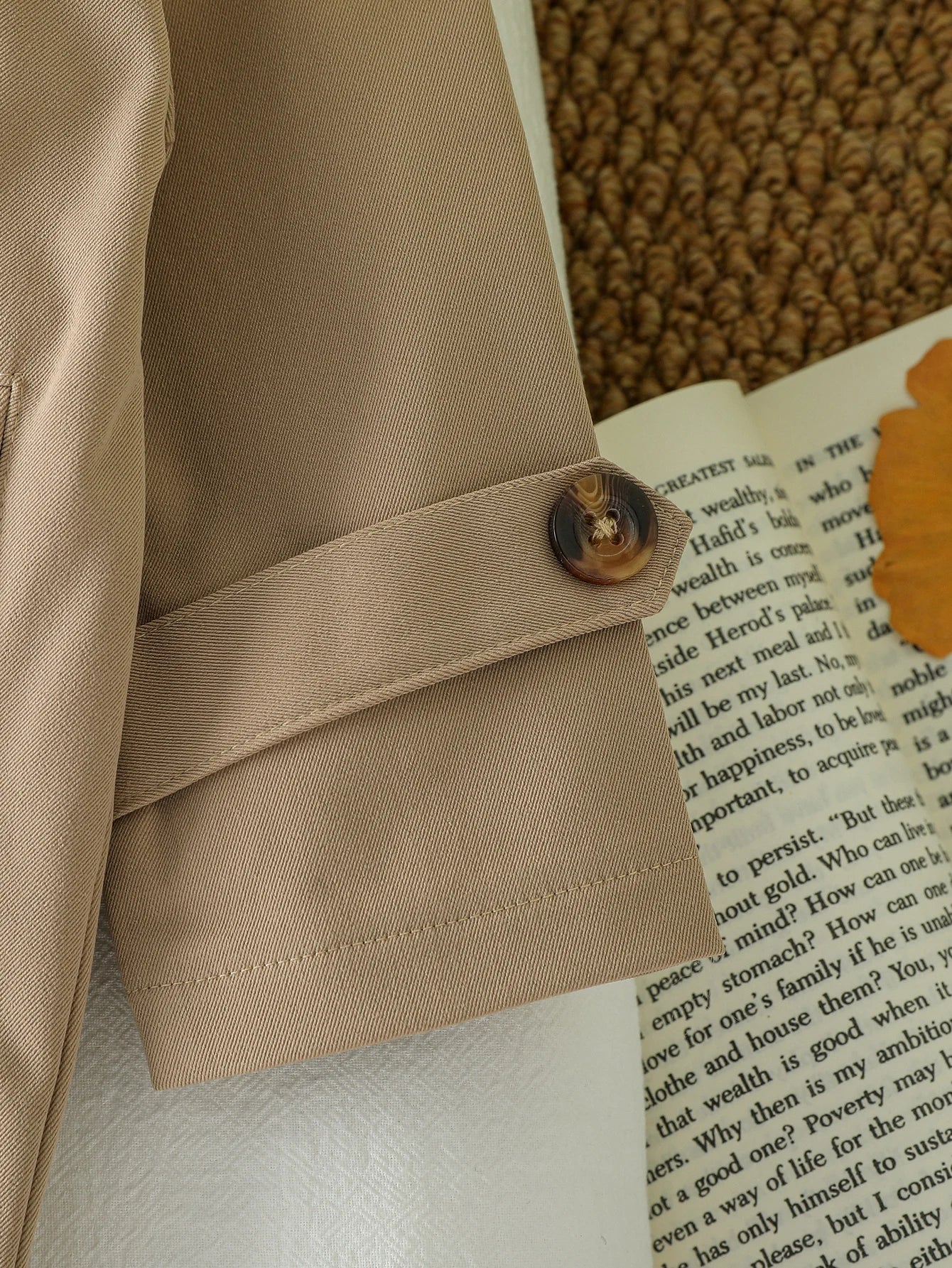 Baby Essential Klassieke Trenchcoat voor Jongens (1–3 Jaar)