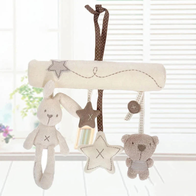 Baby Rammelaar Knuffel – Pluche Konijn & Beer met Ster