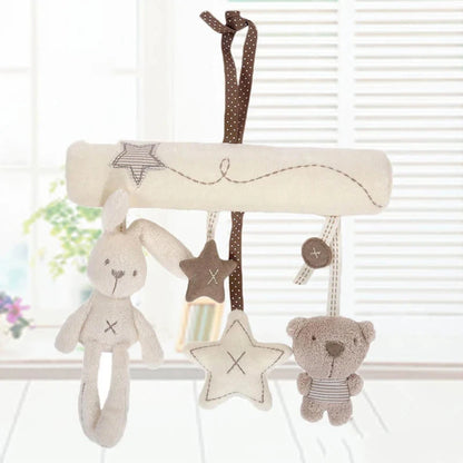 Baby Rammelaar Knuffel – Pluche Konijn & Beer met Ster