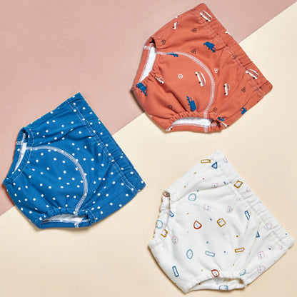 Baby Essential 3-delige Katoenen Trainingsbroekjes