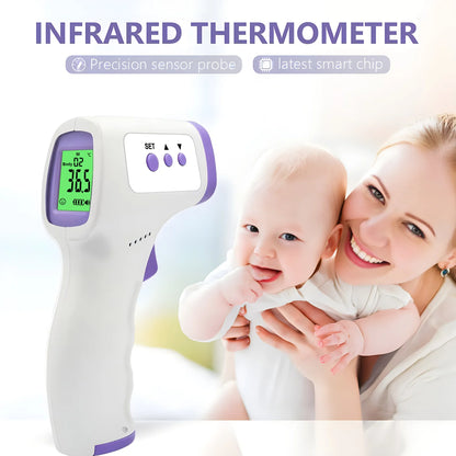Baby Gezondheidsset – Contactloze Infrarood Thermometer + Vinger Pulse Oximeter