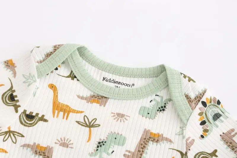 KiddieZoom Babyrompers – Set van 5 | Comfortabel, Praktisch & Stijlvol