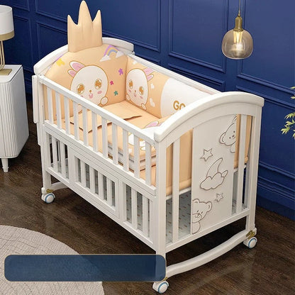 Baby Essential Solid Wood Multifunction Crib
