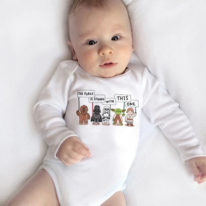 Baby Romper “The Force is Strong With This One”