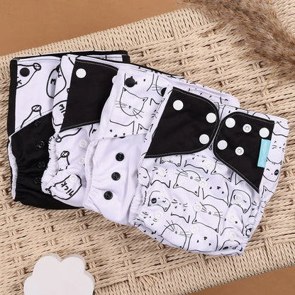 Baby Essential Herbruikbare Eco Luiers 4-delig