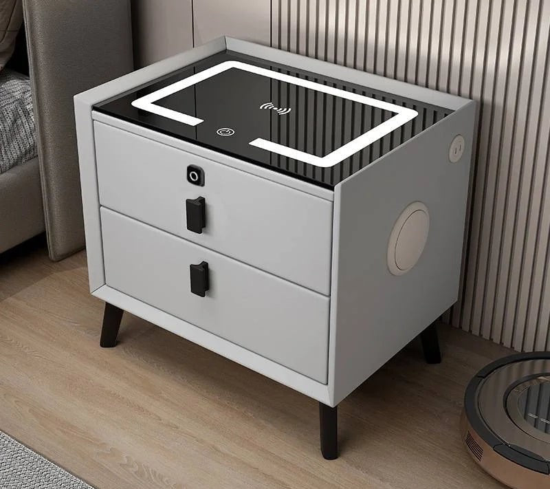 Baby Essential Luxe Nachtkastje 3 Laden met Draadloos Laden