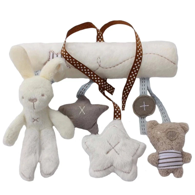 Baby Rammelaar Knuffel – Pluche Konijn & Beer met Ster