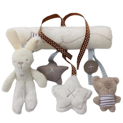 Baby Rammelaar Knuffel – Pluche Konijn & Beer met Ster
